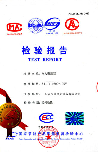 东营电力变压器检测合格报告
